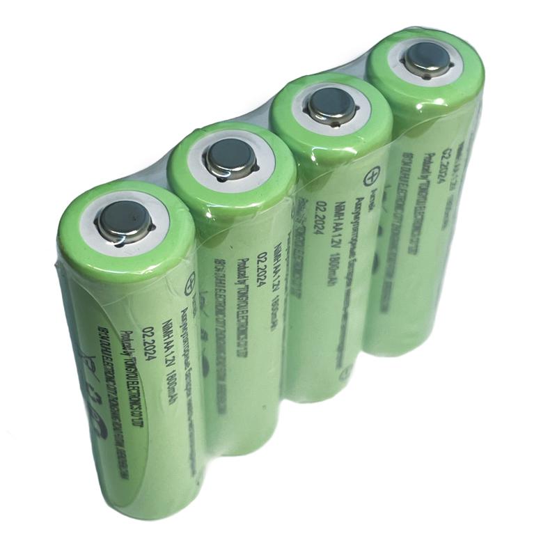  Комплект аккумуляторов AA 1800мА.ч Ni-MH (уп.4шт) Актей 90200733 фото в каталоге от BTSprom.by