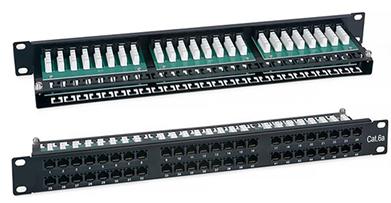 патч-панель высокой плотности 19дюйм48хrj-45 utp cat.6a 1u suprlan 10-0453 от BTSprom.by