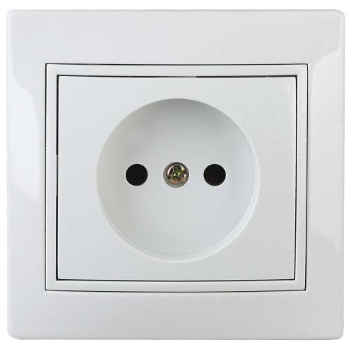 розетка 1-м сп plano 1-201-01 16а ip20 250в 2p бел. intro б0053859 от BTSprom.by