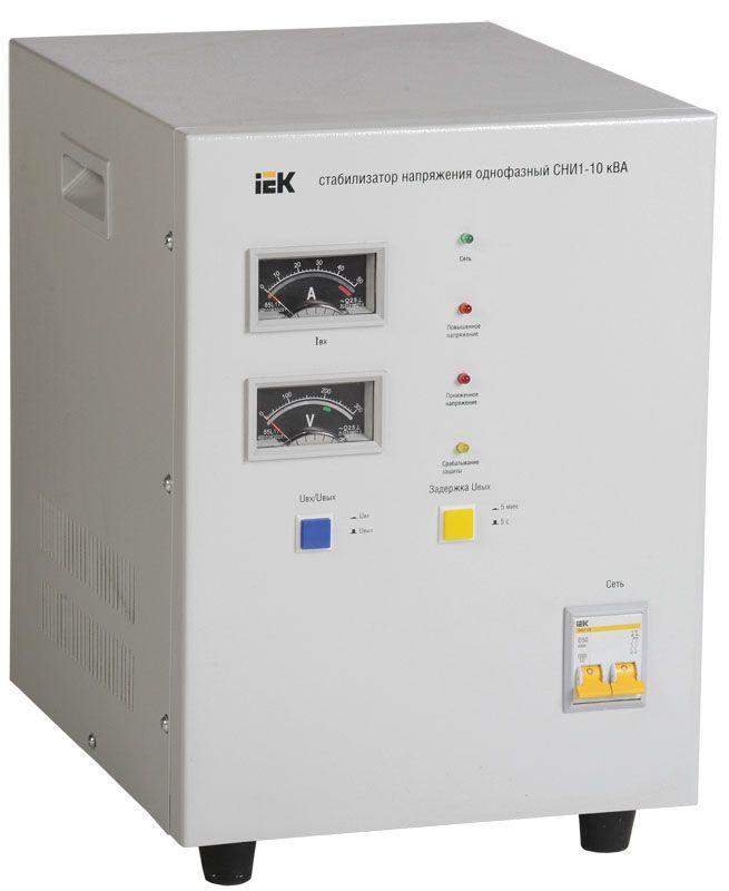 стабилизатор напряжения сни 1/220 10.0ква 1ф iek ivs10-1-10000 от BTSprom.by