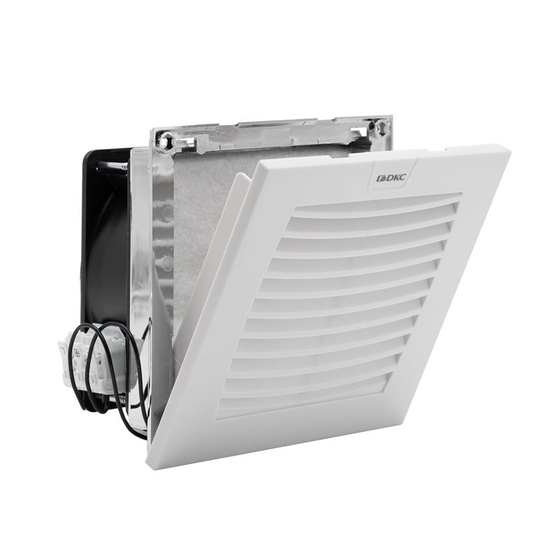  Вентилятор с фильтром ЭМС 100куб.м/ч 230В AC 152х152мм IP54 DKC R5MCV15230 фото в каталоге от BTSprom.by