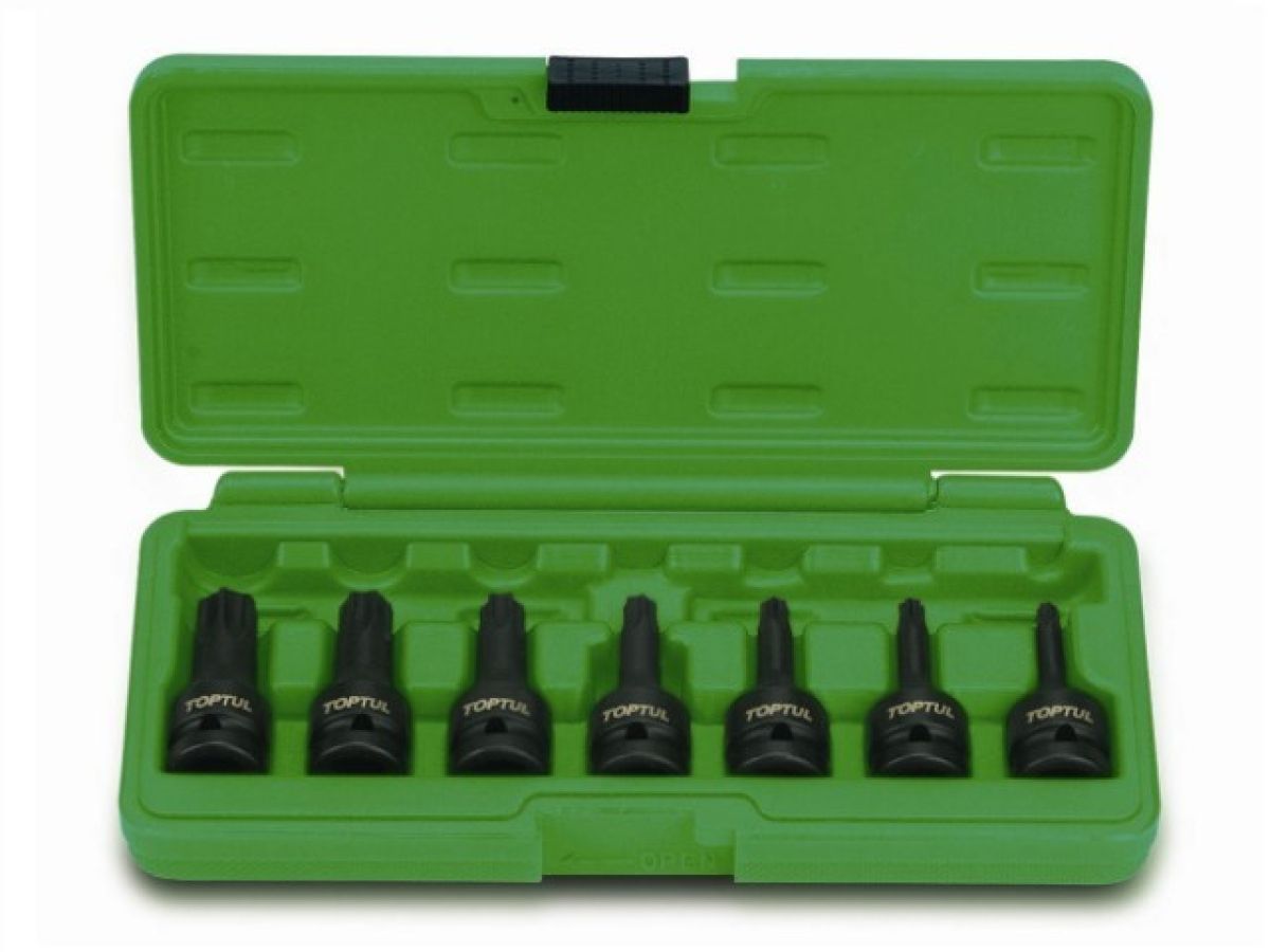 набор бит torx под головку 1/2" ударных 7пр. toptul gdai0701 от BTSprom.by