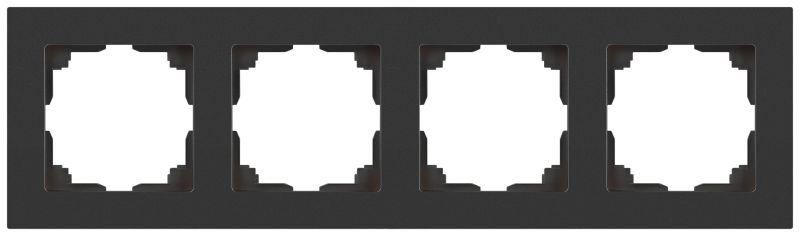 рамка 4-м сп accent 6-504-07 графит intro б0063718 от BTSprom.by