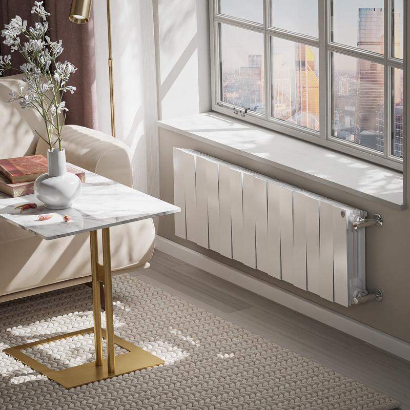  Радиатор биметал. PianoForte 300 /Bianco Traffico-14 секц. Royal Thermo НС-1346041 фото в каталоге от BTSprom.by