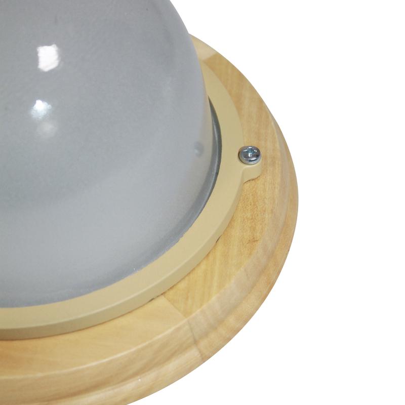  Светильник НББ 03-100-017 "Терма 1201" IP65 овал большой матов./корпус дерево липа (инд. упак.) Элетех 1005501028 фото в каталоге от BTSprom.by