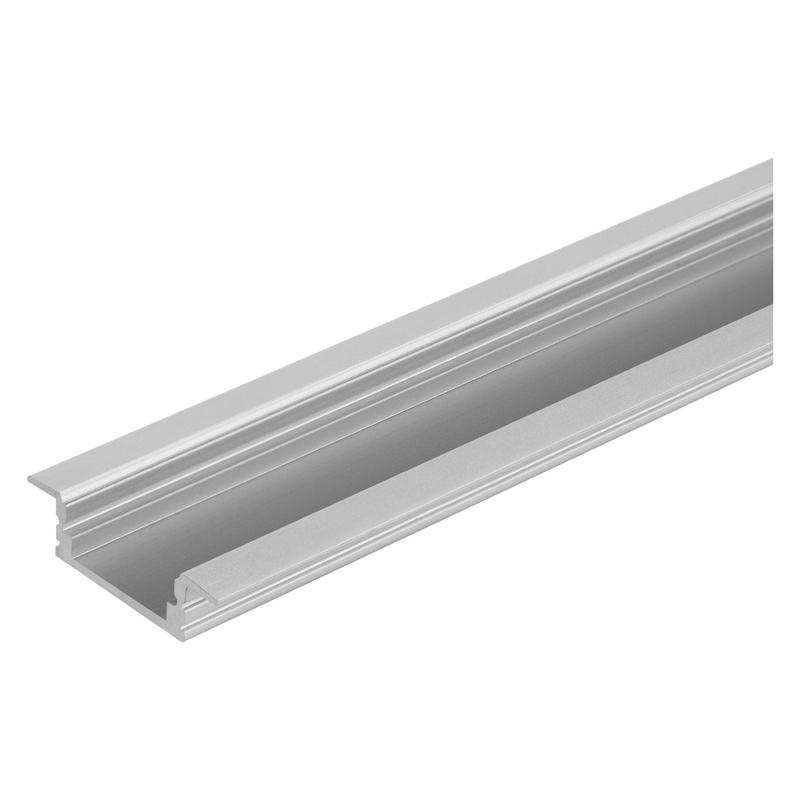 профиль u-образ. плоский с фланцем (ш=12мм) performance pf03/uw/25x7/12/1 ledvance 4058075278257 от BTSprom.by