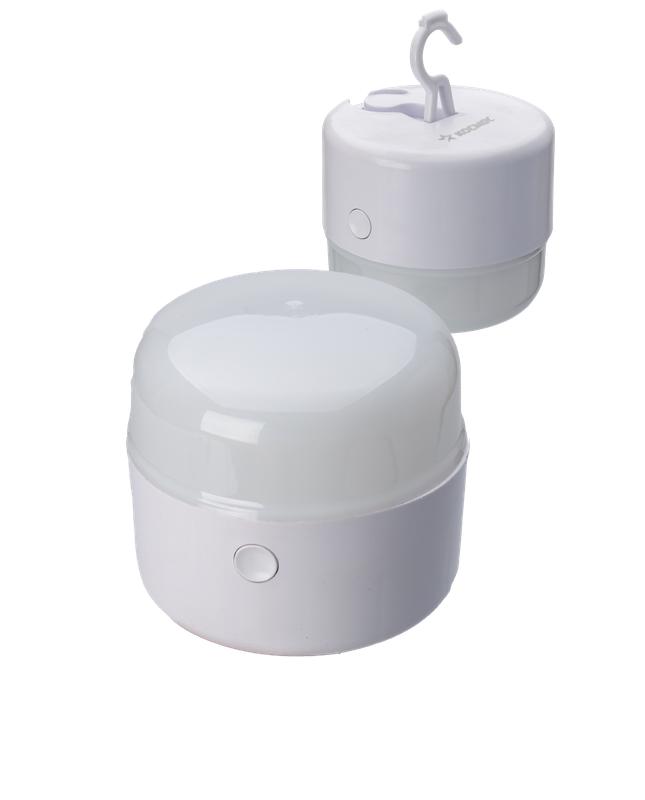 фонарь аккумуляторный кемпинговый походный 3вт smd led li-ion 18650 800ма.ч корпус abs-пластик usb-шнур type c складной крючок для подвешивания матовый рассеиватель космос koc613lit от BTSprom.by
