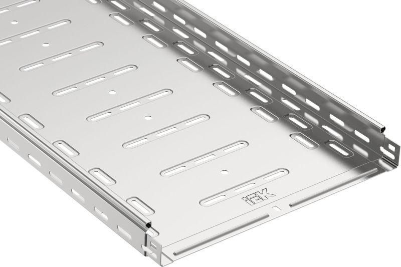 лоток листовой перфорированный 400х50 l3000 сталь 1мм iek clp10-050-400-3 от BTSprom.by