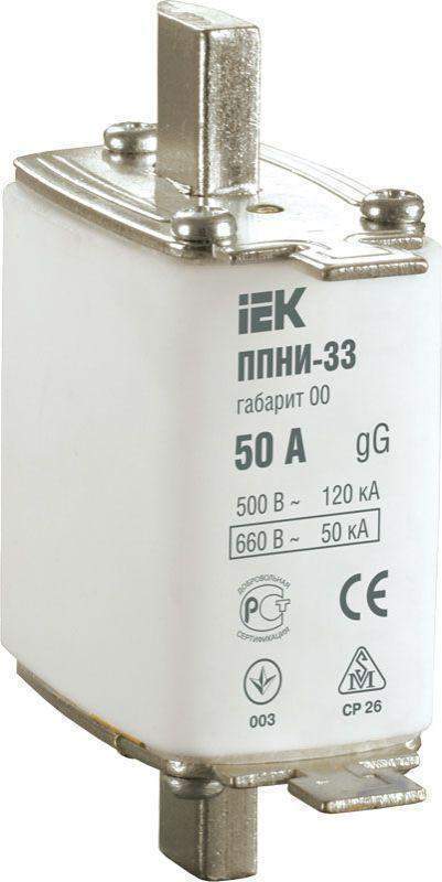 вставка плавкая ппни-33 63а габарит 0 iek dpp20-063 от BTSprom.by