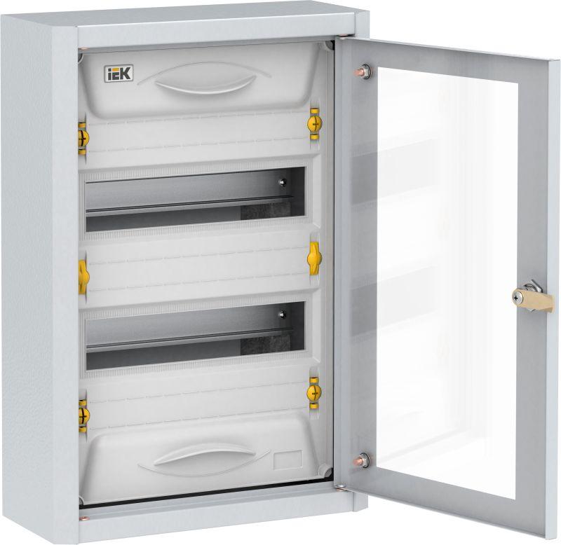 корпус щрн-24 titan 5 ухл3 ip31 прозр. дверь метал. iek mkm16-n-024-31-z-u от BTSprom.by