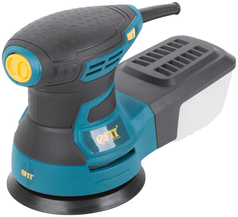  Машина шлифовальная эксцентриковая 350Вт 3000-13000об/мин; 125мм; липучка FIT 80582 фото в каталоге от BTSprom.by