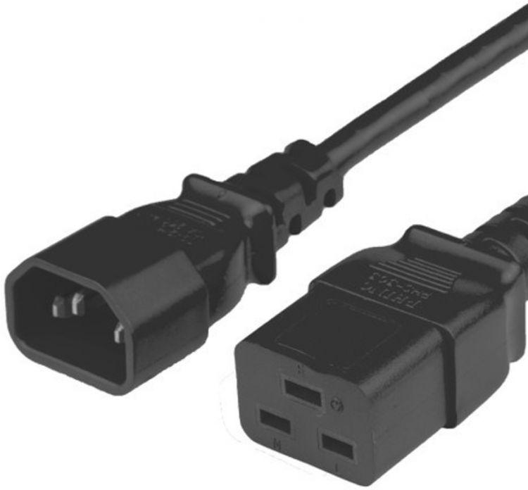 кабель питания c14 - c19 3х1.0 220в 10а 2200вт 1.8м черн. filum fl-pc16-c14-c19-1.8m от BTSprom.by
