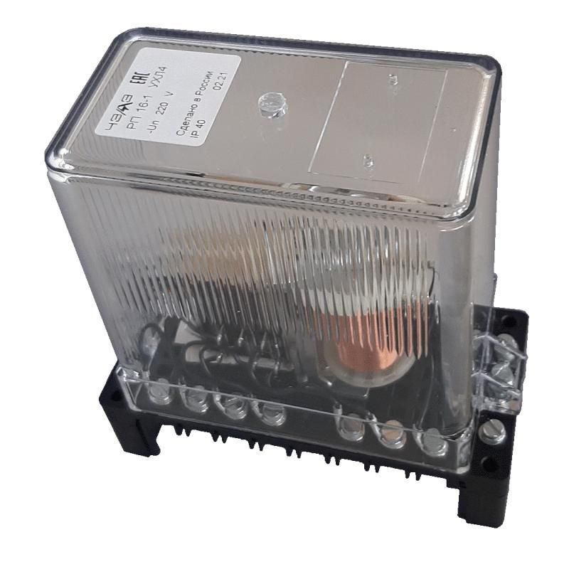 реле промежуточное рп-16-1 220в dc 4/2 передн. присоед. чэаз a8119-77951330 от BTSprom.by