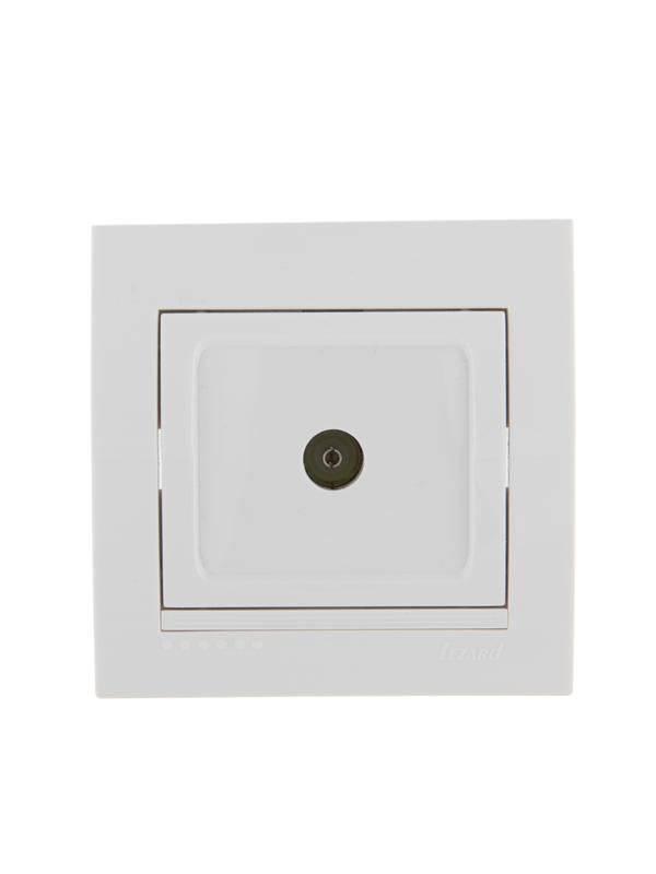 розетка телевизионная оконечная tv сп deriy 16а ip20 бел./бел. lezard 702-0202-130 от BTSprom.by