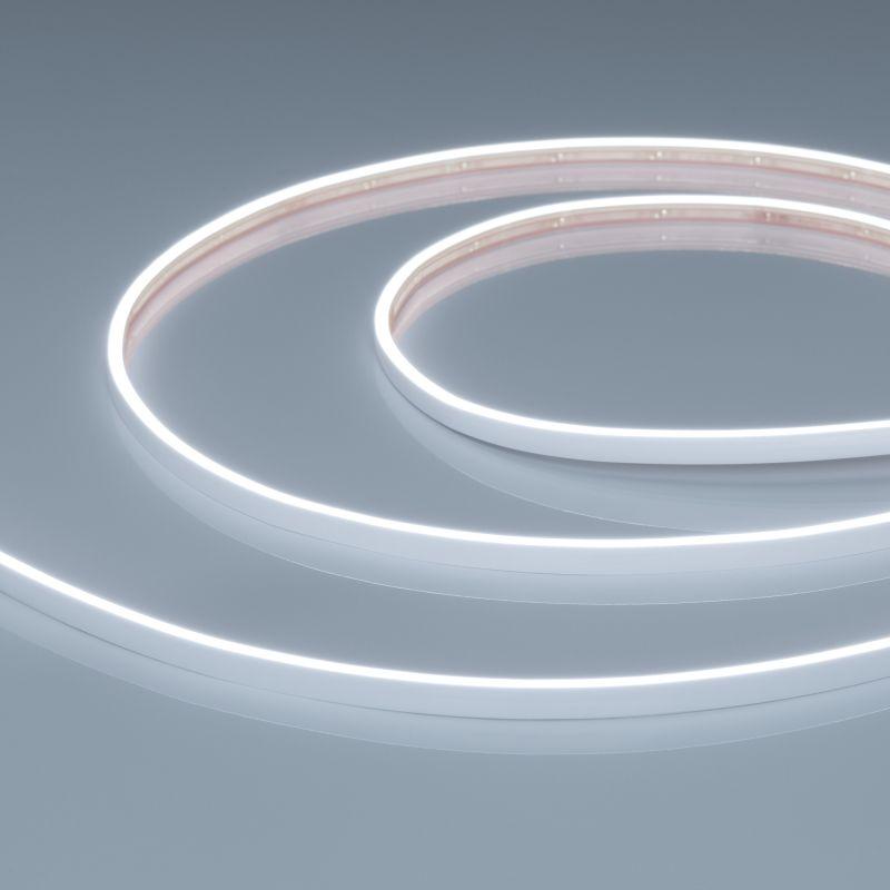 лента светодиодная vela-m240-2.5х6mm 24в white 6000к 5вт/м ip65 узкая герметичная (уп.5м) arlight 053266 от BTSprom.by