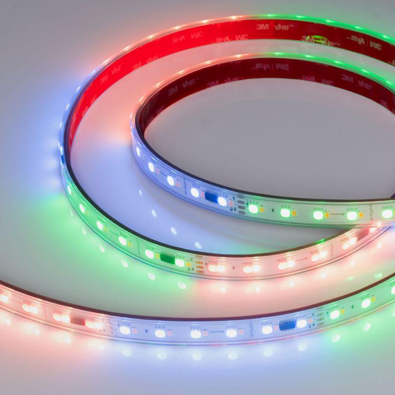 лента светодиодная spi-p-ba120-14mm 24v rgbw-white-px6-bpt 16вт/м ip66 5060/2835 герметичная бегущий огонь (уп.5м) arlight 049401 от BTSprom.by