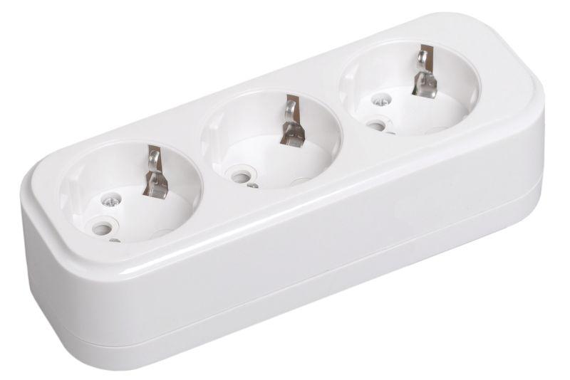 колодка удлинителя 3-м 16а classic к03 2p+pe 250в iek kyp11-16-03-00-z от BTSprom.by