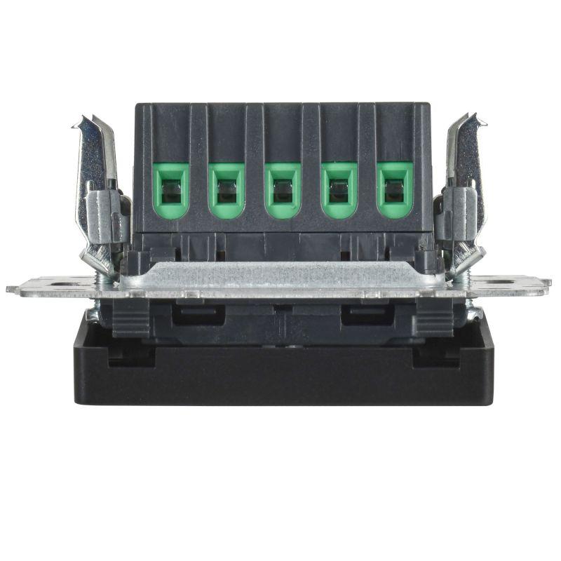  Кнопка звонка BRITE 10А ВС10-1-9-БрЧ для отелей с индик. механизм черн. IEK BR-V14-2-10-K02 фото в каталоге от BTSprom.by