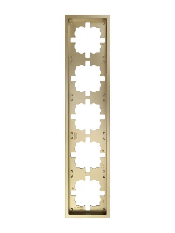 рамка 5-мест. горизонт. zima зол. lezard 704-3600-150 от BTSprom.by