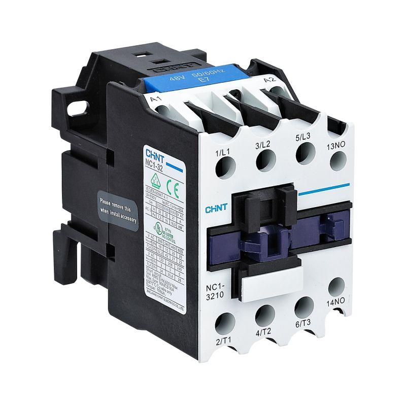 контактор nc1-3210 32а кат. 240в ac 1но (r) chint 222053 от BTSprom.by