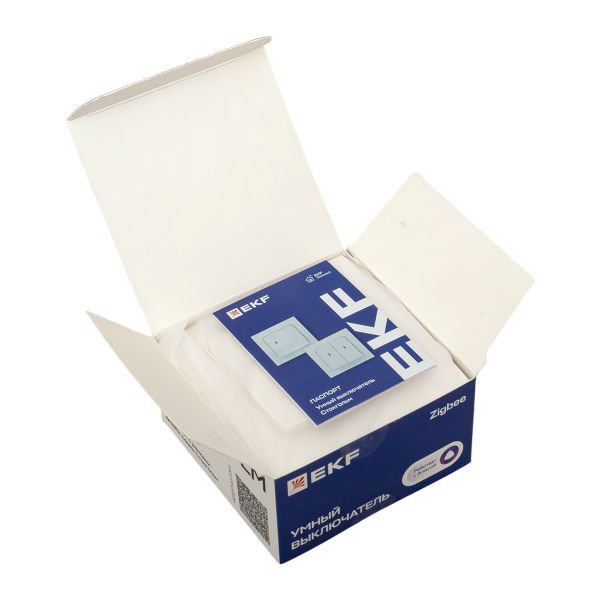  Выключатель 1-кл. Стокгольм Умный бел. Zigbee Connect EKF RCV-ST1-WD-ZB фото в каталоге от BTSprom.by