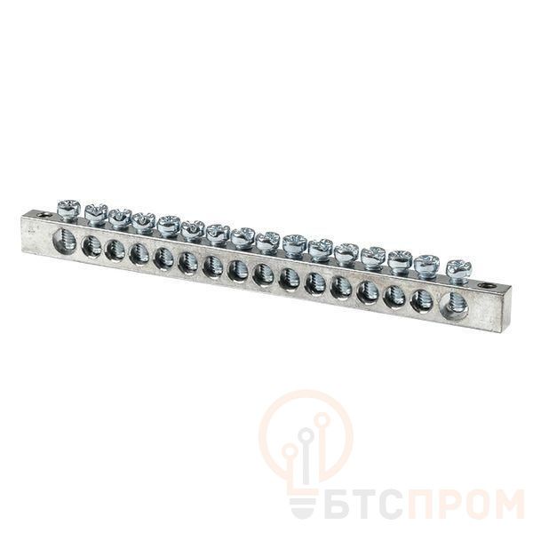 Шина PEN "ноль-землядюйма 6x9 16 отвер. цинк крепеж по краям EKF sn1-63-16-k фото в каталоге от BTSprom.by  Шина PEN "ноль-землядюйма 6x9 16 отвер. цинк крепеж по краям EKF sn1-63-16-k фото в каталоге от BTSprom.by