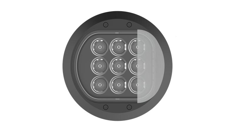 светильник светодиодный agr2 01 r 25w 30d 830 d140 bk 140х115мм 25вт 3000к ip67 архитектурный черн. русский свет 29210125020 от BTSprom.by