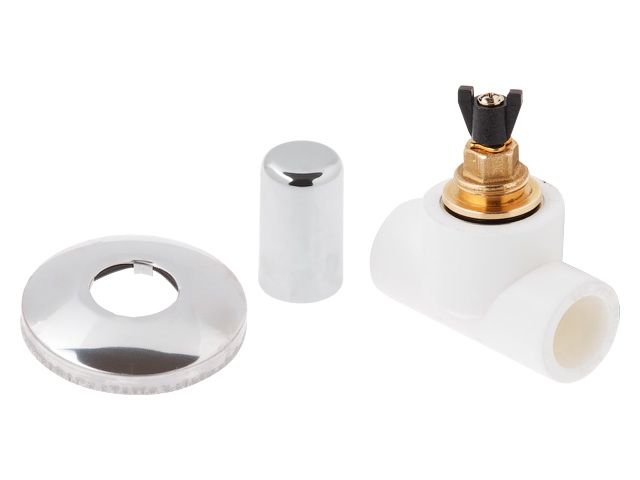 вентиль пп 25, хром, бел. ртп (ростурпласт) 10541 от BTSprom.by