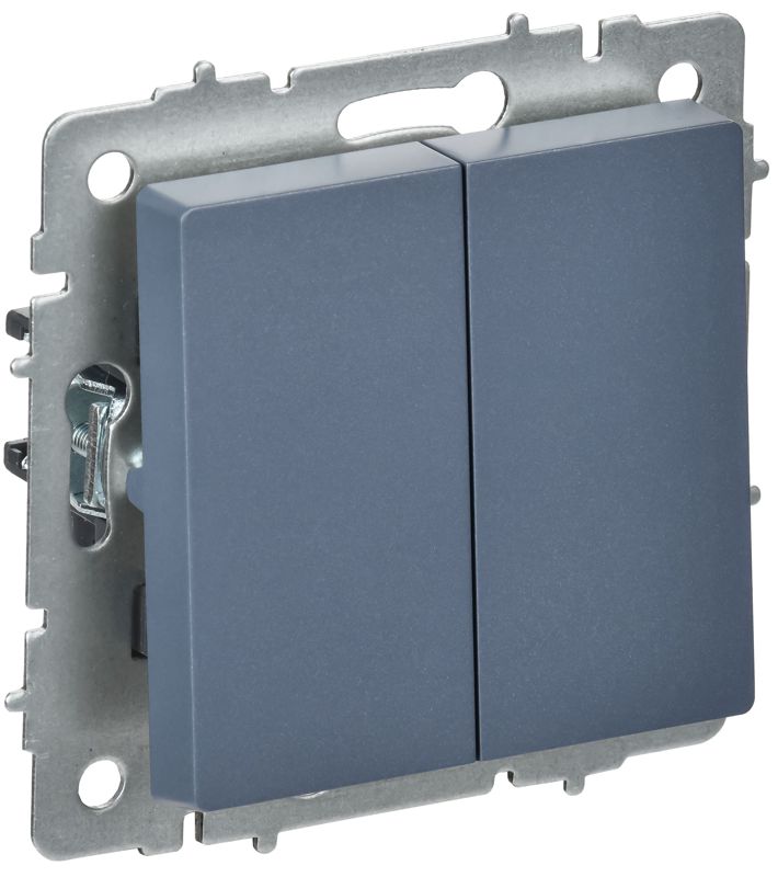 выключатель перекрестный 2-кл. сп brite вс10-2-3-брм 10а механизм маренго iek br-v23-0-10-k35 от BTSprom.by