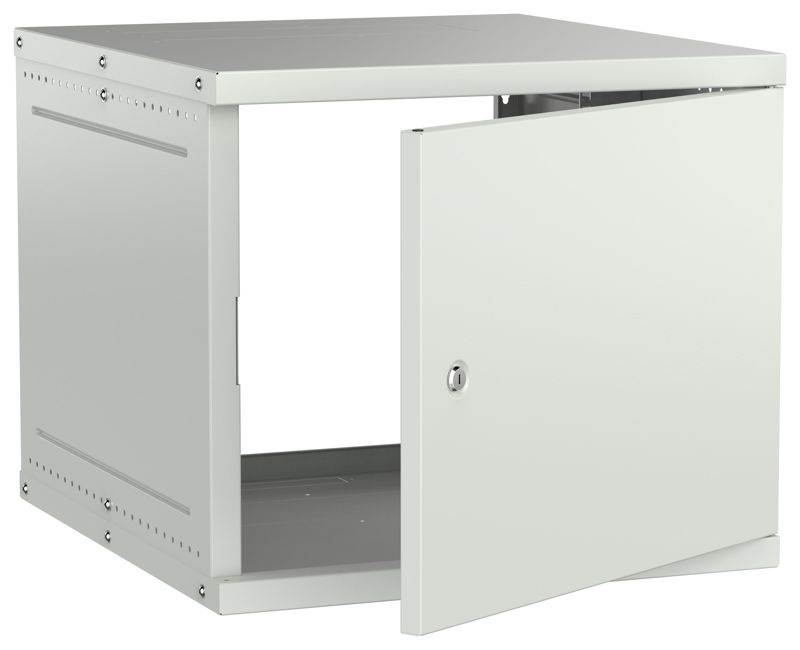 шкаф настенный 9u 600х650мм дверь метал. сер. generica lwe3-09u67-mf-g от BTSprom.by