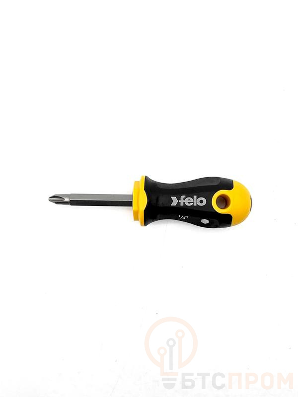 Отвертка с двухсторонней битой Stubby SL5.5/PH2 60мм Felo 46926010 фото в каталоге от BTSprom.by  Отвертка с двухсторонней битой Stubby SL5.5/PH2 60мм Felo 46926010 фото в каталоге от BTSprom.by