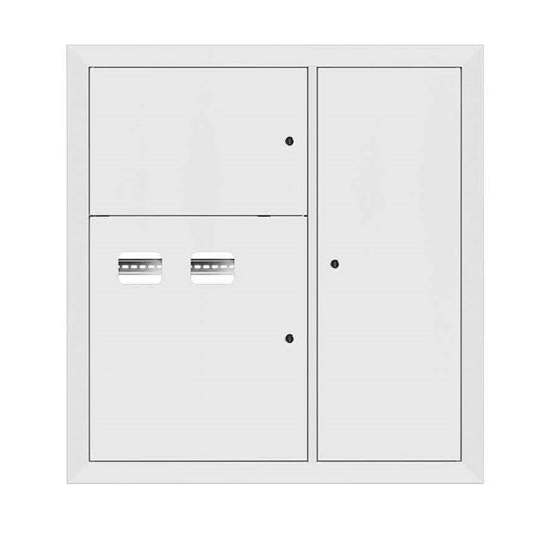 щит этажный 2кв. ral9003 (1000х950х160) proxima ekf mb29-v-2-ral9003 от BTSprom.by