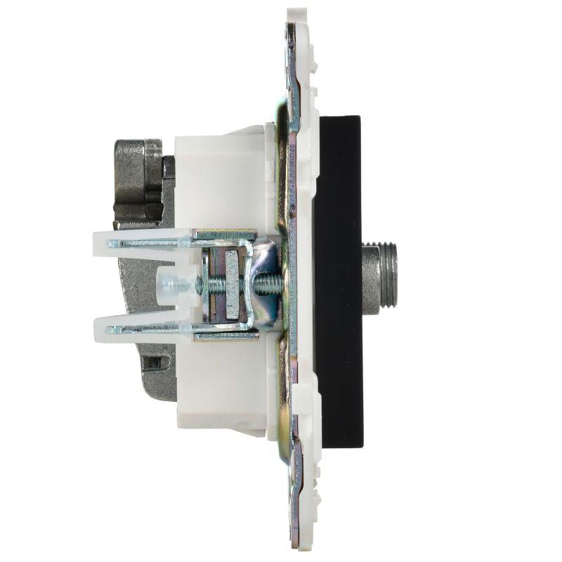  Розетка двойная TV+SAT SKANDY SK-A13Bl черн. IEK SK-AF20-O-K02 фото в каталоге от BTSprom.by