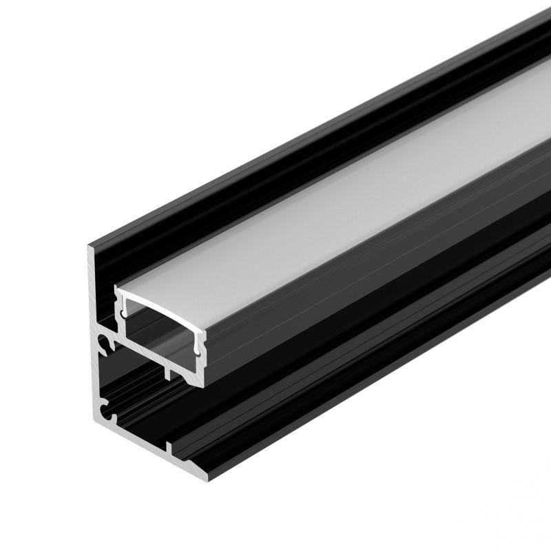 профиль wall-2228-2000 anod black l2000 алюм. arlight 050488 от BTSprom.by