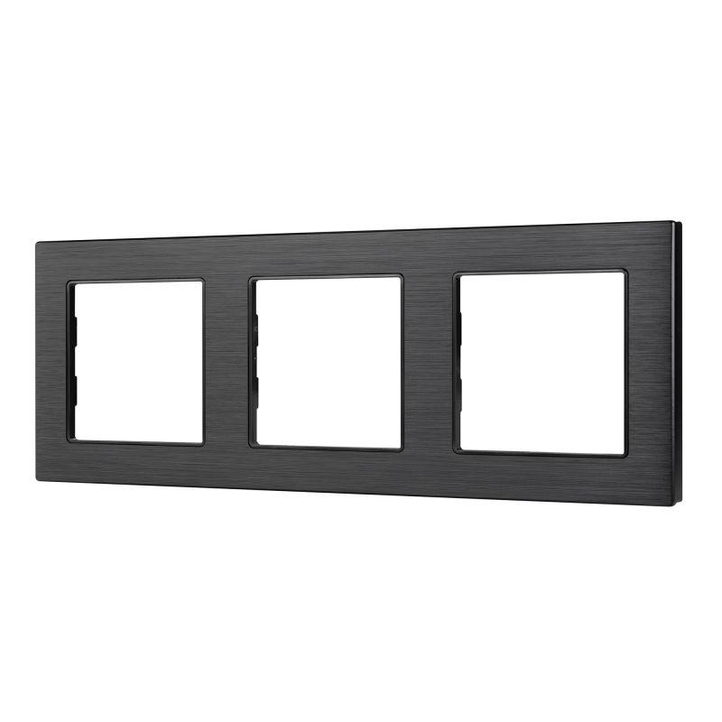 рамка алюминиевая frm-presto-als-3-bk arlight 043857 от BTSprom.by