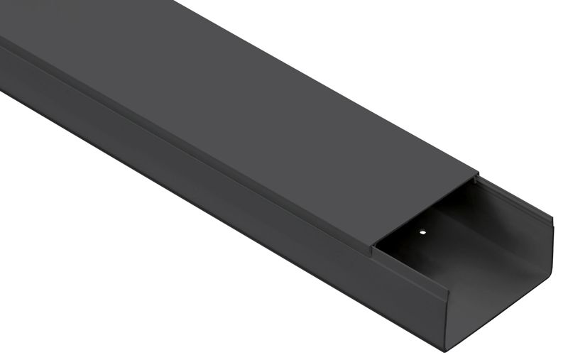 кабель-канал 100х40 l2000 пластик элекор черн. iek el-kk10-100-040-1-k02 от BTSprom.by
