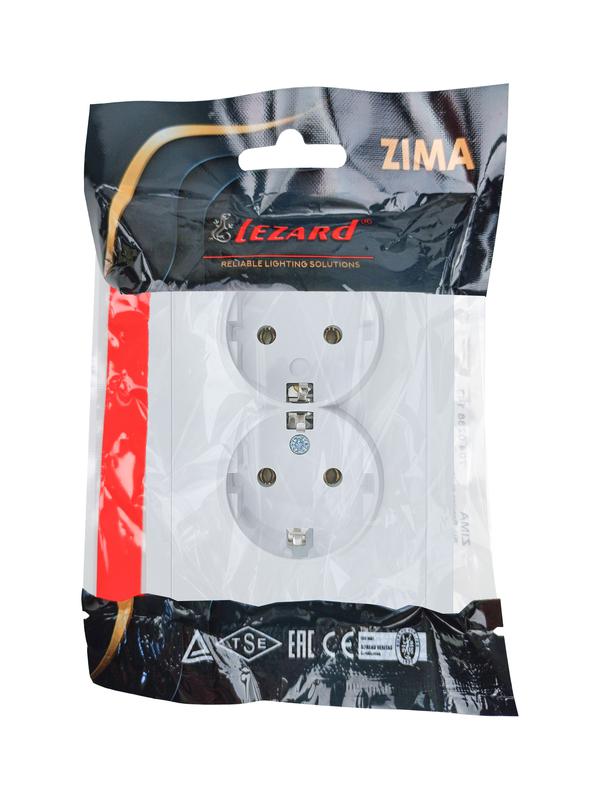  Розетка 2-мест. с/з СП ZIMA IP20 16А ПБТ безвинт. зажим бел. LEZARD 704-0200-127BQC фото в каталоге от BTSprom.by