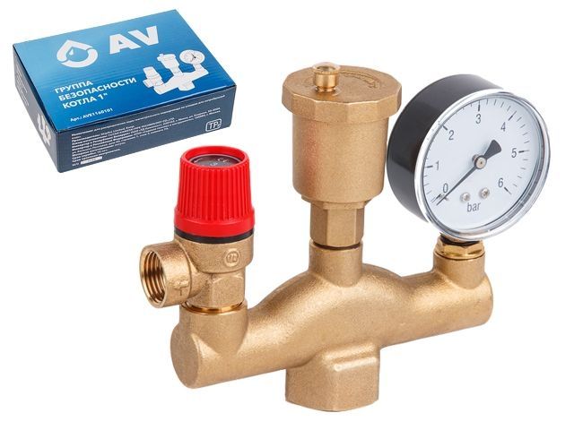 группа безопасности котла 1", av engineering ave1160101 от BTSprom.by