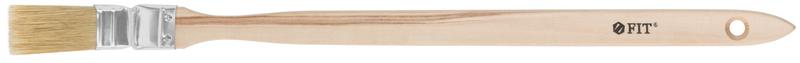  Кисть радиаторная натуральная светлая щетина деревянная ручка 1дюйм (25мм) FIT 01213 фото в каталоге от BTSprom.by