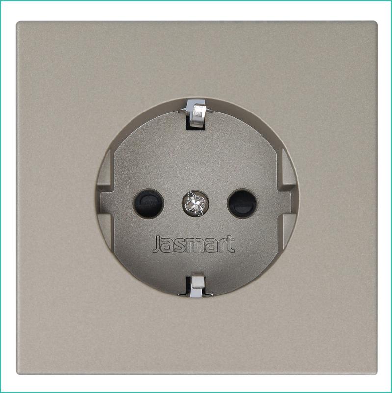розетка 1-м сп fd shuko 16а ip20 с заземл. защ. шторки механизм бронза jasmart fd5501br от BTSprom.by