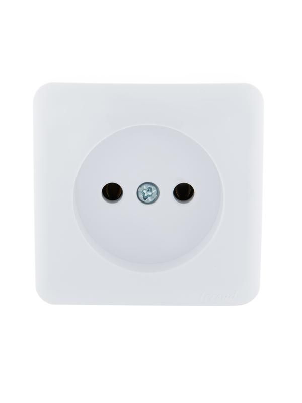 розетка 1-м оп viola 16а ip20 без заземл. бел. lezard 751-0200-121 от BTSprom.by