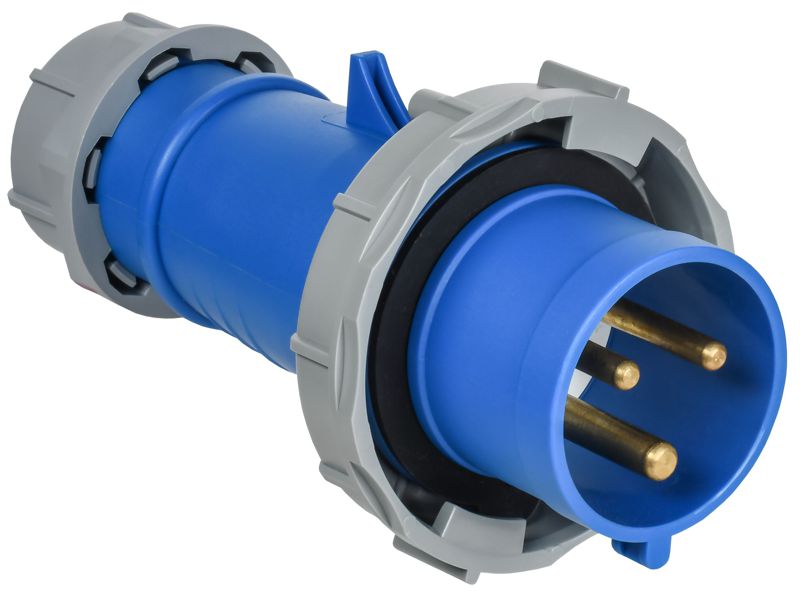 вилка переносная сси-0232 32а 6ч 220в 2p+pe ip67 iek psr01-032-3-0-67 от BTSprom.by