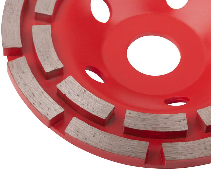  Диск шлифовальный алмазный сегментный 125мм посадочный диаметр 22.2мм двойной ряд КУРС 39515 фото в каталоге от BTSprom.by