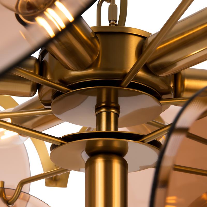  Светильник Tea 60Вт E14х7 IP20 подвесной Freya FR5146PL-07G фото в каталоге от BTSprom.by