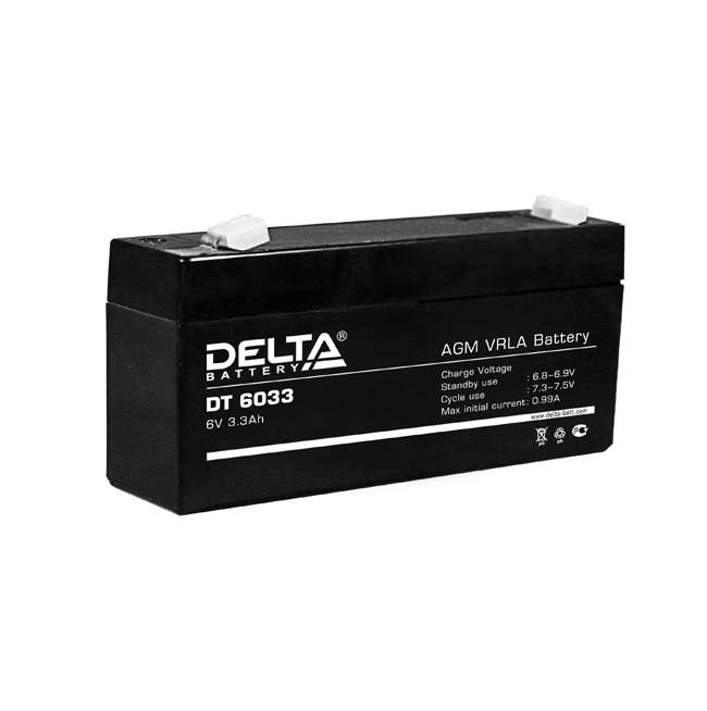 аккумулятор опс 6в 3.3а.ч delta dt 6033 от BTSprom.by