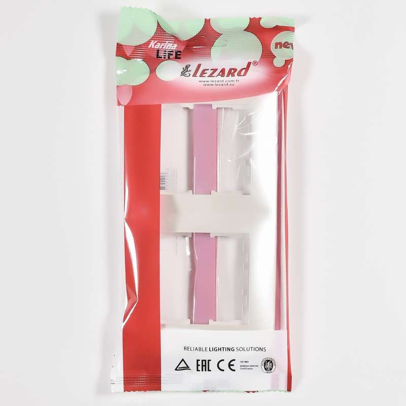  Рамка 2-м Karina Life вертикал. жемчуж./бел. перламутр LEZARD 708-3000-152 фото в каталоге от BTSprom.by