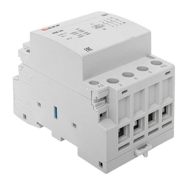  Контактор модульный КМ 20А 3NО+NC (3 мод.) EKF km-3-20-31 фото в каталоге от BTSprom.by