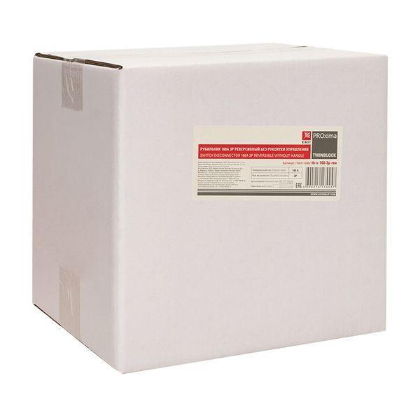  Рубильник 3п 160А реверсивный без рукоятки управления TwinBlock EKF tb-s-160-3p-rev фото в каталоге от BTSprom.by