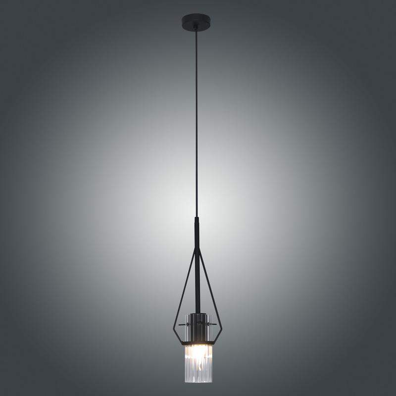  Светильник "Вираж" 211 (плафон 0016) НСБ 01-60-189 Е27 [ИМ] подвесной черн. Элетех 1005405276 фото в каталоге от BTSprom.by