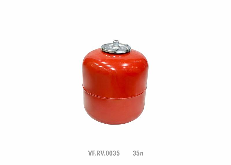 бак расширительный вертикальный rv 35л красн. (20шт/пал) valfex vf.rv.0035 от BTSprom.by